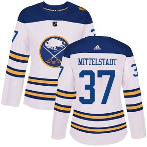 Women's Buffalo Sabres Casey Mittelstadt Adidas Authentic 2018 Winter Classic Jersey - White