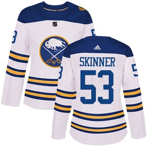 Women's Buffalo Sabres Jeff Skinner Adidas Authentic 2018 Winter Classic Jersey - White