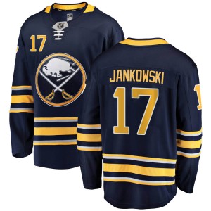 Youth Buffalo Sabres Mark Jankowski Fanatics Branded Breakaway Home Jersey - Navy Blue