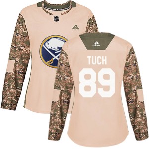 Women's Buffalo Sabres Alex Tuch Adidas Authentic Veterans Day Practice Jersey - Camo