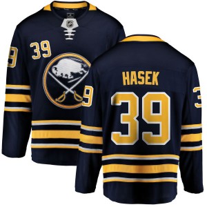 Men's Buffalo Sabres Dominik Hasek Fanatics Branded Home Breakaway Jersey - Blue