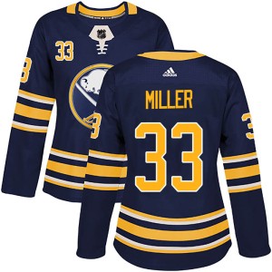 Women's Buffalo Sabres Colin Miller Adidas Authentic Home Jersey - Navy