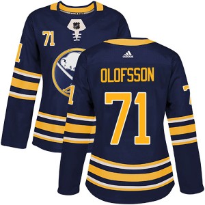 Women's Buffalo Sabres Victor Olofsson Adidas Authentic Home Jersey - Navy