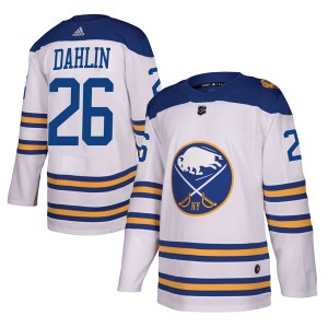 Youth Buffalo Sabres Rasmus Dahlin Adidas Authentic 2018 Winter Classic Jersey - White