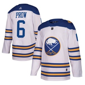 Youth Buffalo Sabres Ethan Prow Adidas Authentic 2018 Winter Classic Jersey - White
