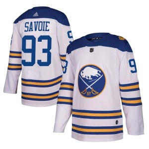 Youth Buffalo Sabres Matthew Savoie Adidas Authentic 2018 Winter Classic Jersey - White