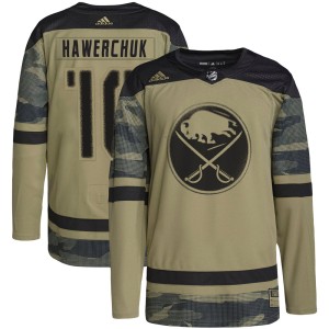 Youth Buffalo Sabres Dale Hawerchuk Adidas Authentic Military Appreciation Practice Jersey - Camo