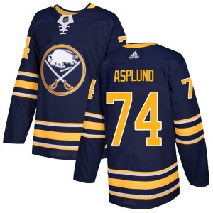 Youth Buffalo Sabres Rasmus Asplund Adidas Authentic Home Jersey - Navy
