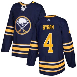 Youth Buffalo Sabres Bowen Byram Adidas Authentic Home Jersey - Navy