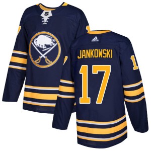Youth Buffalo Sabres Mark Jankowski Adidas Authentic Home Jersey - Navy