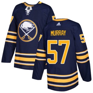 Youth Buffalo Sabres Brett Murray Adidas Authentic Home Jersey - Navy