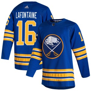 Men's Buffalo Sabres Pat Lafontaine Adidas Authentic 2020/21 Home Jersey - Royal