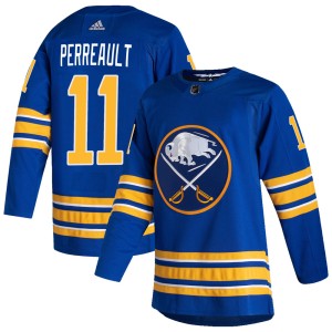 Youth Buffalo Sabres Gilbert Perreault Adidas Authentic 2020/21 Home Jersey - Royal