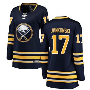 Women's Buffalo Sabres Mark Jankowski Fanatics Branded Breakaway Home Jersey - Navy Blue